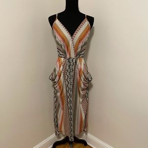 BCBGeneration Printed Maxi Dress